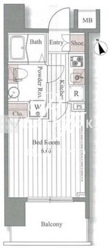 ドゥーエ大森 302 間取り図