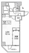ウィーヴベース墨田パーク 201 間取り図