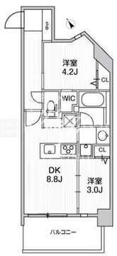 ウィーヴベース墨田パーク 204 間取り図