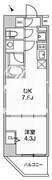 ウィーヴベース墨田パーク 302 間取り図