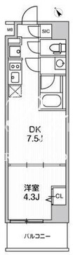 ウィーヴベース墨田パーク 303 間取り図