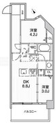 ウィーヴベース墨田パーク 704 間取り図