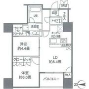 カスタリアタワー品川シーサイド 810 間取り図