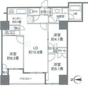 カスタリアタワー品川シーサイド 211 間取り図