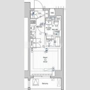 プレミアムキューブ大井町#mo 508 間取り図
