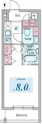 ドゥーエ板橋区役所前 504 間取り図