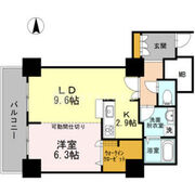 品川シーサイドビュータワー Ⅰ-914 間取り図