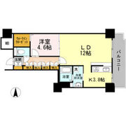 品川シーサイドビュータワー Ⅰ-2906 間取り図