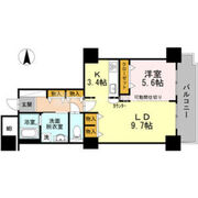 品川シーサイドビュータワー Ⅱ-2307 間取り図