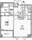 クリオ渋谷ラ・モード 208 間取り図