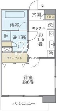 エコロジー白山レジデンス 704 間取り図
