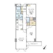 ウヴラージュ広尾 201 間取り図