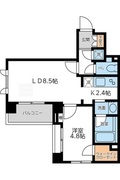 シティスパイア若松町 405 間取り図
