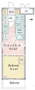ドゥーエ日暮里4 602 間取り図