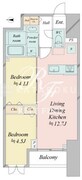 ドゥーエ日暮里4 903 間取り図