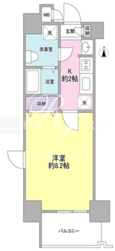 ガーラプレイス新宿御苑 1105 間取り図