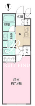 アトリオフラッツ自由が丘イースト 403 間取り図