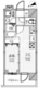 パークフラッツ蔵前 502 間取り図