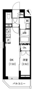 アークマーク南大井 301 間取り図
