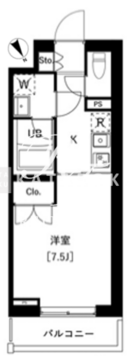 アークマーク南大井 308 間取り図
