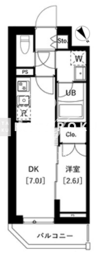 アークマーク南大井 501 間取り図