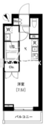 アークマーク南大井 502 間取り図