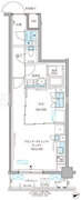 パークアクシス文京本郷 709 間取り図