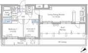 ロヴィーネ目黒東山 503 間取り図