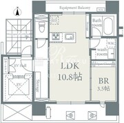 ファブリック信濃町レジデンス 301 間取り図