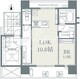 ファブリック信濃町レジデンス 301 間取り図