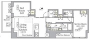 ヴェント四谷 402 間取り図