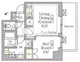 ヴェント四谷 801 間取り図