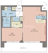 プレジオ葛西ASIAN 202 間取り図