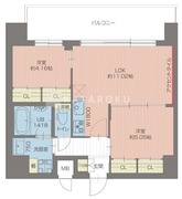 プレジオ葛西ASIAN 608 間取り図