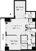 レガーロ西早稲田 1305 間取り図