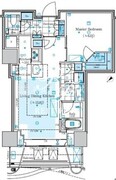 パークコート神宮北参道ザタワー 1308 間取り図