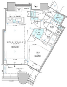 パークタワー勝どき S-1519 間取り図