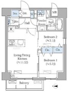 グランドマークレジデンス大森 301 間取り図