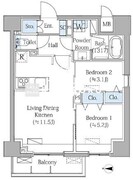 グランドマークレジデンス大森 701 間取り図