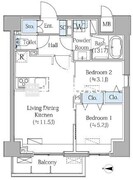 グランドマークレジデンス大森 801 間取り図