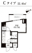 レジディア東品川 905 間取り図