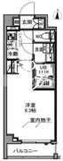 エスレジデンス王子イースト 303 間取り図