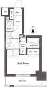 ミュージシャンズヴィラ幡ヶ谷 502 間取り図