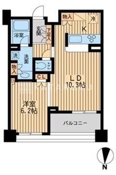 プロスペクト森下 505 間取り図