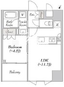 ルミーク三軒茶屋 502 間取り図