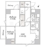 ルミーク三軒茶屋 703 間取り図