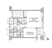 代官山ハイツ 604 間取り図