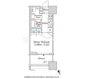 大崎ガーデンレジデンス 524 間取り図