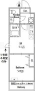 グランパセオ西新井 102 間取り図
