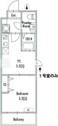 グランパセオ西新井 201 間取り図